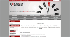 Desktop Screenshot of domino-werbeartikel.ch